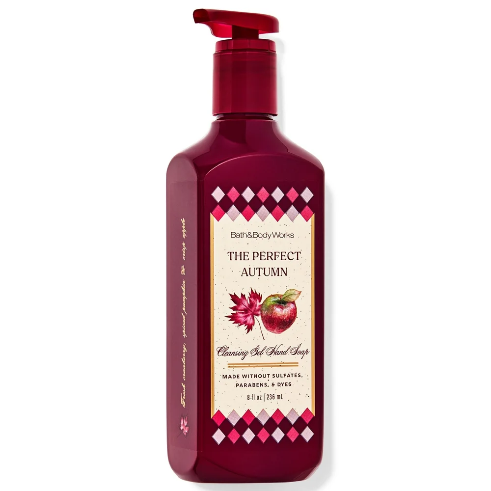 Bath & Body Works The Perfect Autumn Cleansing Gel Hand Soap 8oz New RARE